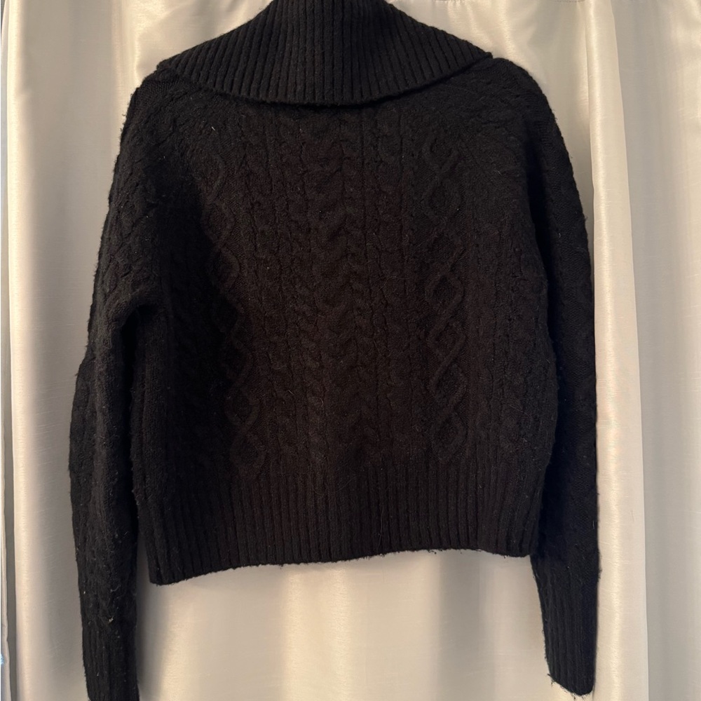 J. Crew Collared Cable-Knit Cardigan - image 4